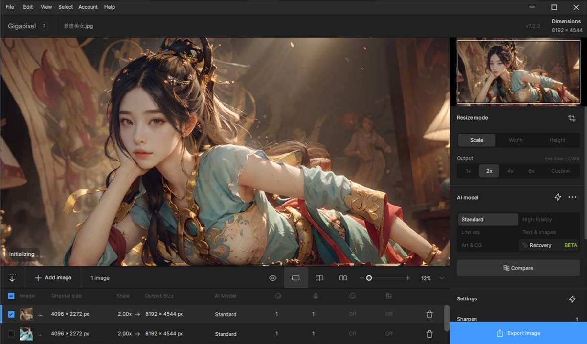 Topaz Gigapixel AI(照片无损放大工具)v7.2.3 绿色破解版 第2张